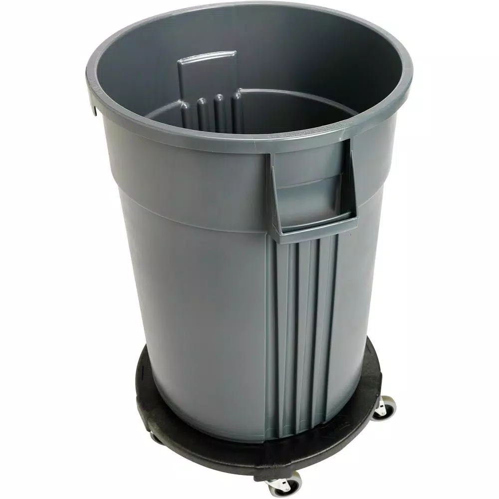 Genuine Joe Round Trash Can Dolly for 32 Gal. or 44 Gal. Receptacles