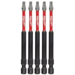 Milwaukee SHOCKWAVE Torx #20 3.5 in. Impact Duty Steel Screwdriver Bits, 5-Pack thumbnail 1