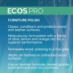 ECOS Pro Furniture Polish, 128 oz. Plant-Based Wood Cleaner and Conditioner thumbnail 4