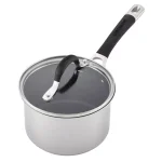 Circulon Momentum 2-Quart Stainless Steel Nonstick Saucepan with Glass Lid thumbnail 4