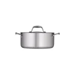 Tramontina Gourmet 5 Qt. Tri-Ply Clad Stainless Steel Round Dutch Oven with Lid thumbnail 2
