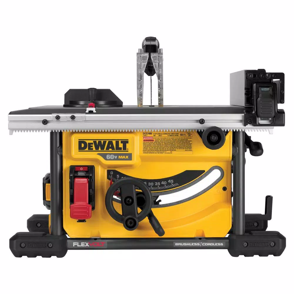 DEWALT FLEXVOLT 60V MAX Cordless Brushless 8-1/4 in. Table Saw Kit with (2) 6.0 Ah Batteries