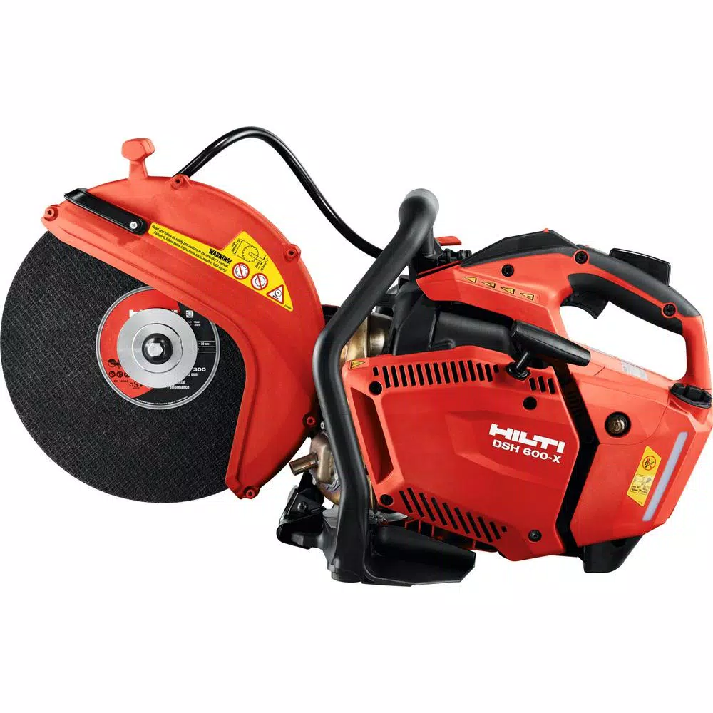 Hilti DSH 600-X 12 in. Hand Held Gas Saw Bundle with 10 Abrasive Metal Cutting Blades