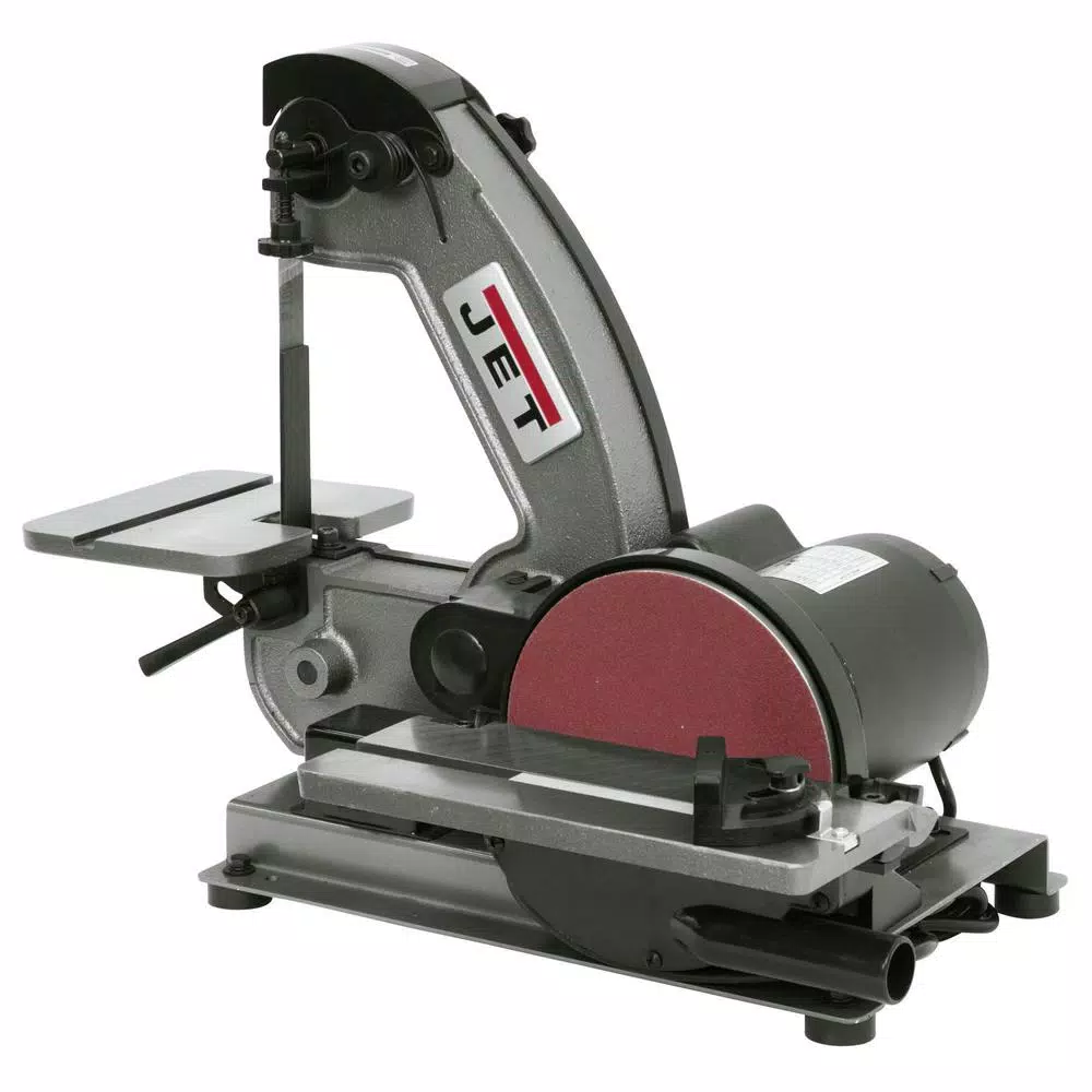 JET J-4002 1/3 HP Benchtop Belt and 8 in. Disc Sander, 115V