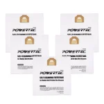 POWERTEC 5-Pack Fleece Filter Bag Replacement for Makita VC4710 Wet/Dry Vacuum thumbnail 1
