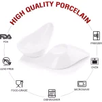 MALACASA 4.5 in. White Ceramic Ramekins Set of 6, Porcelain Souffle Dishes for Creme Brulee and Dipping Sauces thumbnail 5