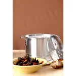 IMUSA 32 Qt. Aluminum Stovetop Steamer with Lid and Steam Tray thumbnail 2