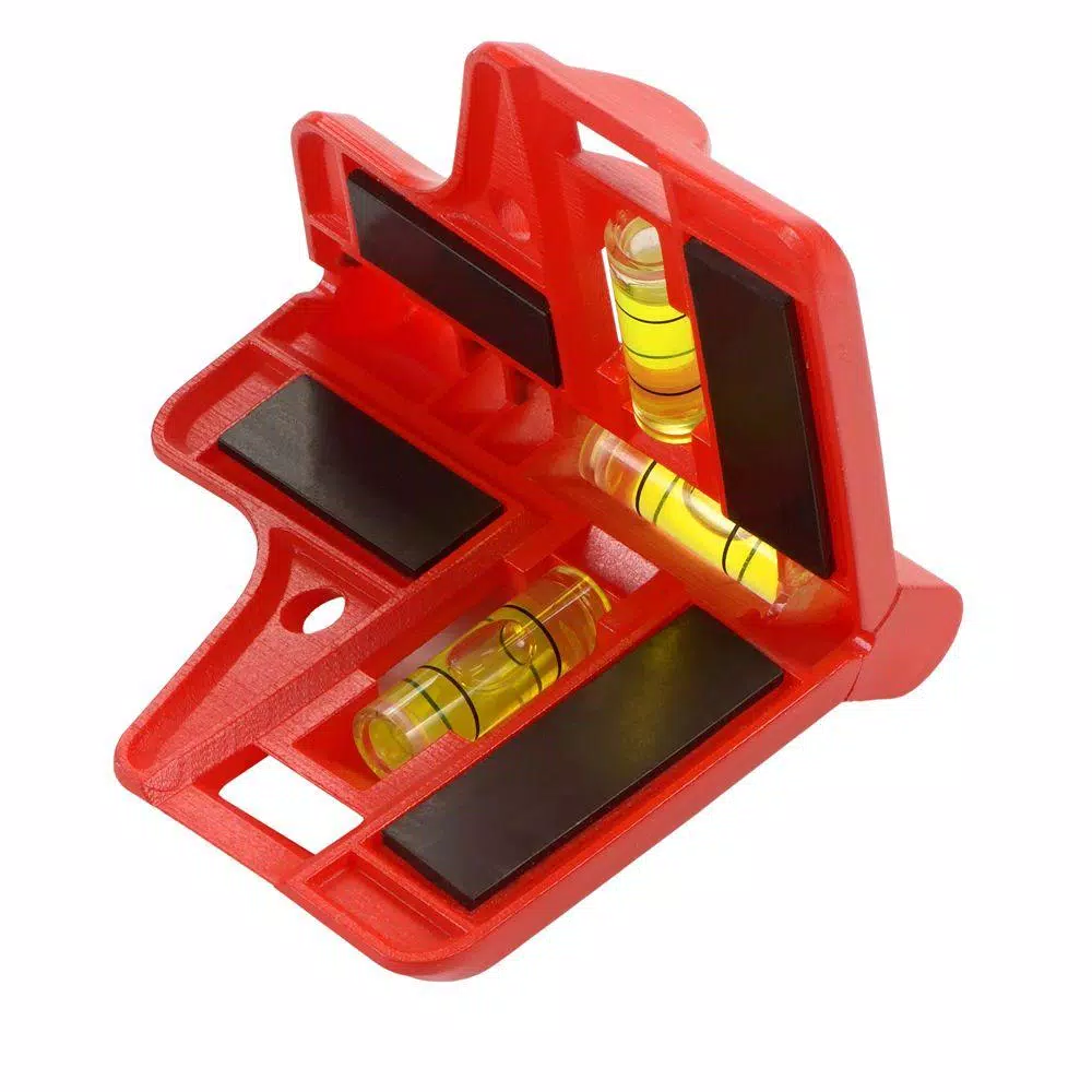 Kapro 3 in. Plastic Post Level with Magnetic Mounting and 3 Vials