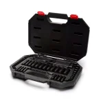 Husky 60-Piece 3/8 in. Drive 100-Position Universal Socket and Ratchet Mechanics Tool Set thumbnail 1