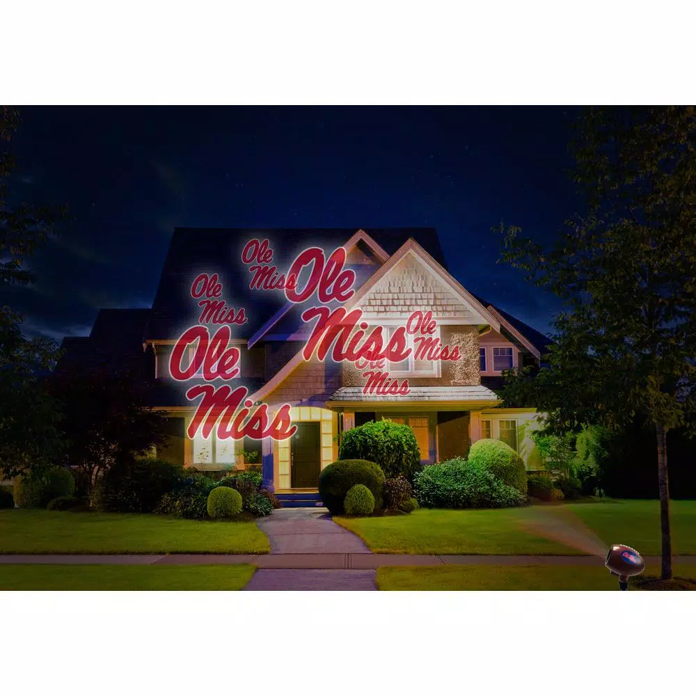 Unbranded Lite-Imation NCAA Ole Miss Rebels Team Pride LED Projector Light