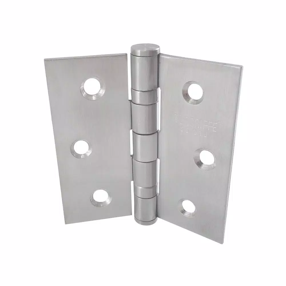 Jako Architectural Hardware 3.5 in. x 3.5 in. Stainless Steel Full Mortise Ball Bearing Door Hinge