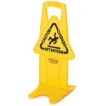 Rubbermaid Commercial Products 25 in. x 13 in. Wet Floor Caution Sign thumbnail 1