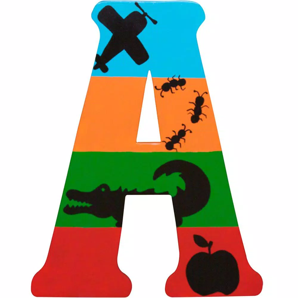 Jeff McWilliams Designs 23 in. Oversized Unfinished Wood Letter A - Industrial Style Wall Decor