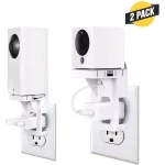 Wasserstein AC Outlet Mount for Wyze Cam and Wyze Cam Pan, White (2-Pack) thumbnail 1
