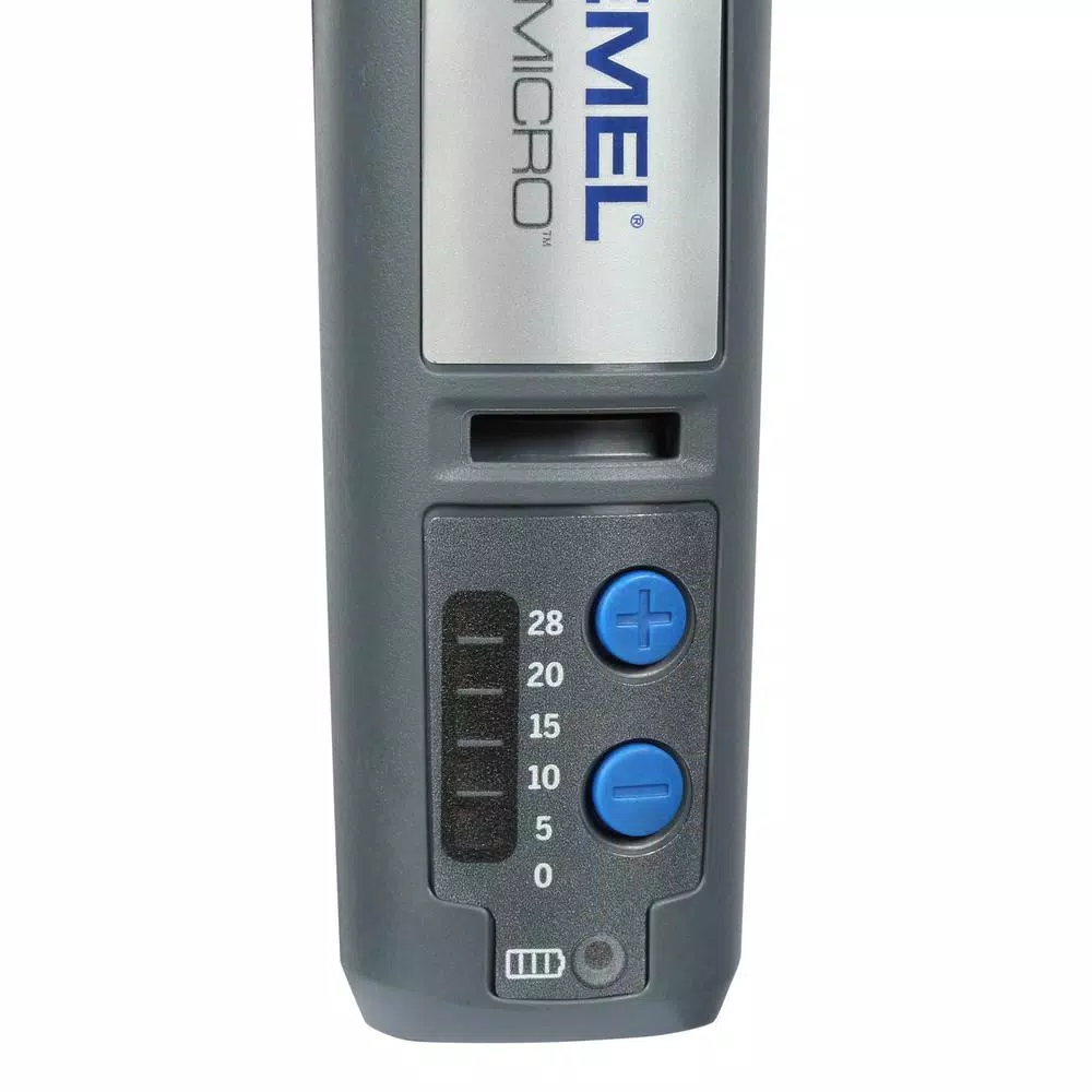Dremel Micro 8V MAX Variable Speed Cordless Rotary Tool Kit with Docking Station and 18 Accessories