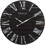 FirsTime & Co. 29 in. Midnight Shiplap Wall Clock - Rustic Farmhouse Decor thumbnail 2