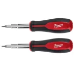 Milwaukee 11-in-1 Multi-Bit Screwdriver with Square Drive Bits, 2-Pack thumbnail 1