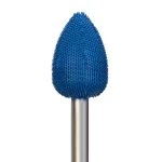 Foredom 7/8 in. x 1-1/4 in. Tungsten Carbide Flame Shape Bur with 1/4 in. Shank thumbnail 1