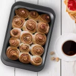 Trademark Classic Cuisine 9x13 Nonstick Cake Pan and Lid Set, Carbon Steel Rectangle Baking Pan thumbnail 4