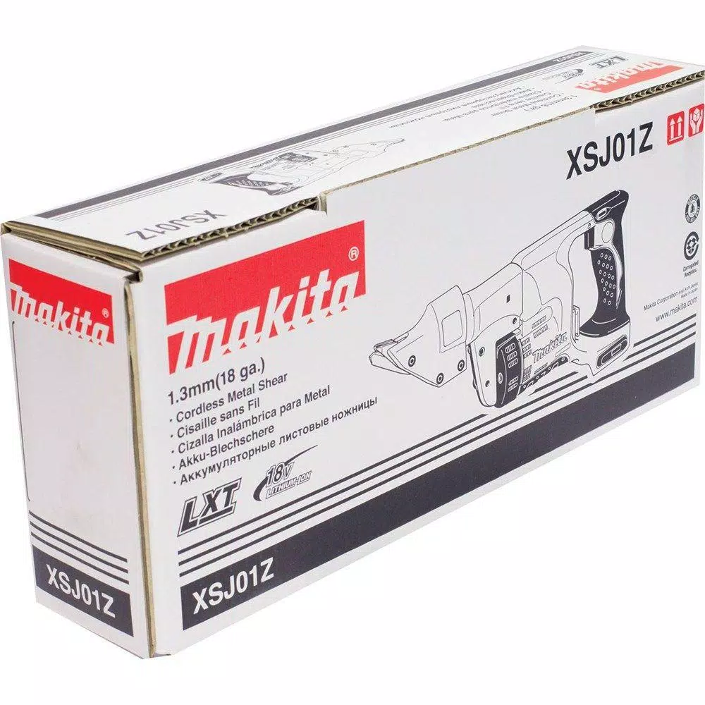 Makita 18V LXT Cordless 18-Gauge Straight Shear, Tool-Only (XSJ01Z)