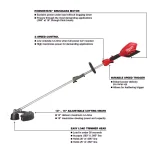 Milwaukee M18 FUEL 18V Cordless Brushless String Trimmer with QUIK-LOK Attachment Capability (Tool-Only) thumbnail 2