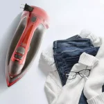 Impress iImpress 1200W Professional Steam Iron with Self-Cleaning and Retractable Cord, Red thumbnail 3