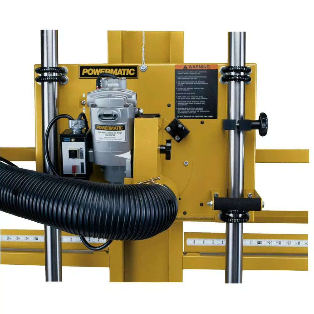 Powermatic 511 Vertical Panel Saw 115V 3 HP 1PH with Worm-Drive Motor
