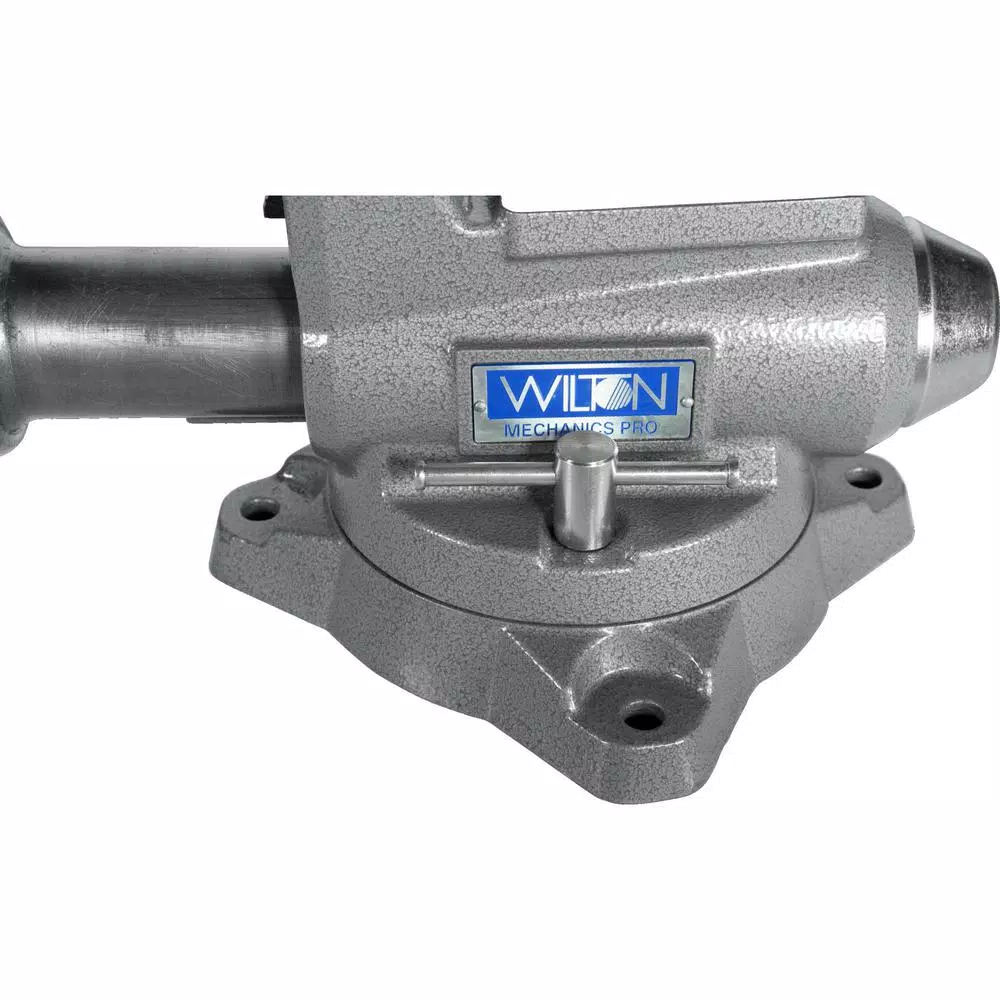 Wilton 855M Mechanics Pro Vise, 5.5 in. Bench Vise with 360° Swivel Base