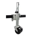 MaxxHaul 1500 lbs. Capacity Swing Back Trailer Jack with Dual Wheels, 26.5 in. to 38 in. Lift thumbnail 1