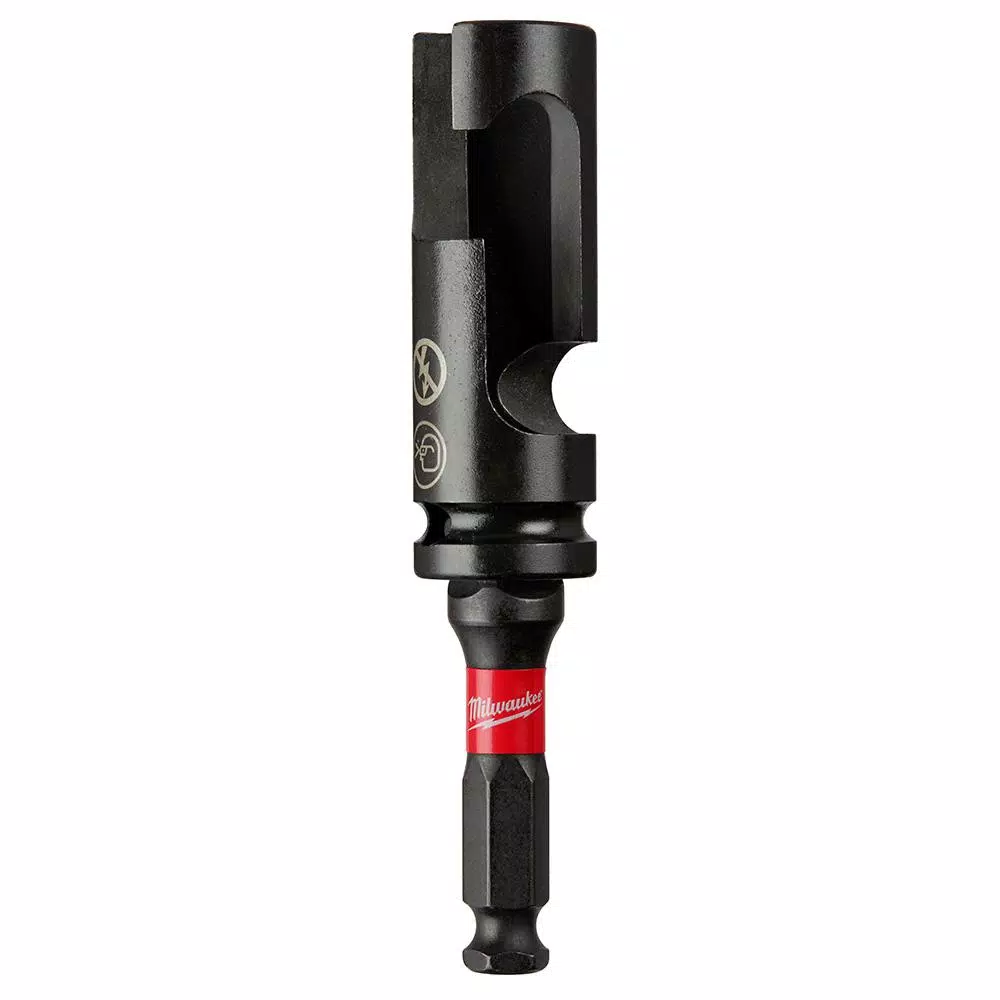 Milwaukee SHOCKWAVE 7/16 in. to 1/2 in. Lineman's J Hook Socket Extension