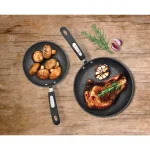 Starfrit The Rock 2-Piece Aluminum Nonstick Frying Pan Set, Black thumbnail 3
