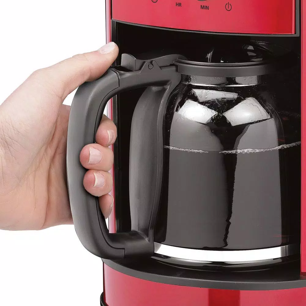 Betty Crocker 12-Cup Programmable Coffee Maker - Red