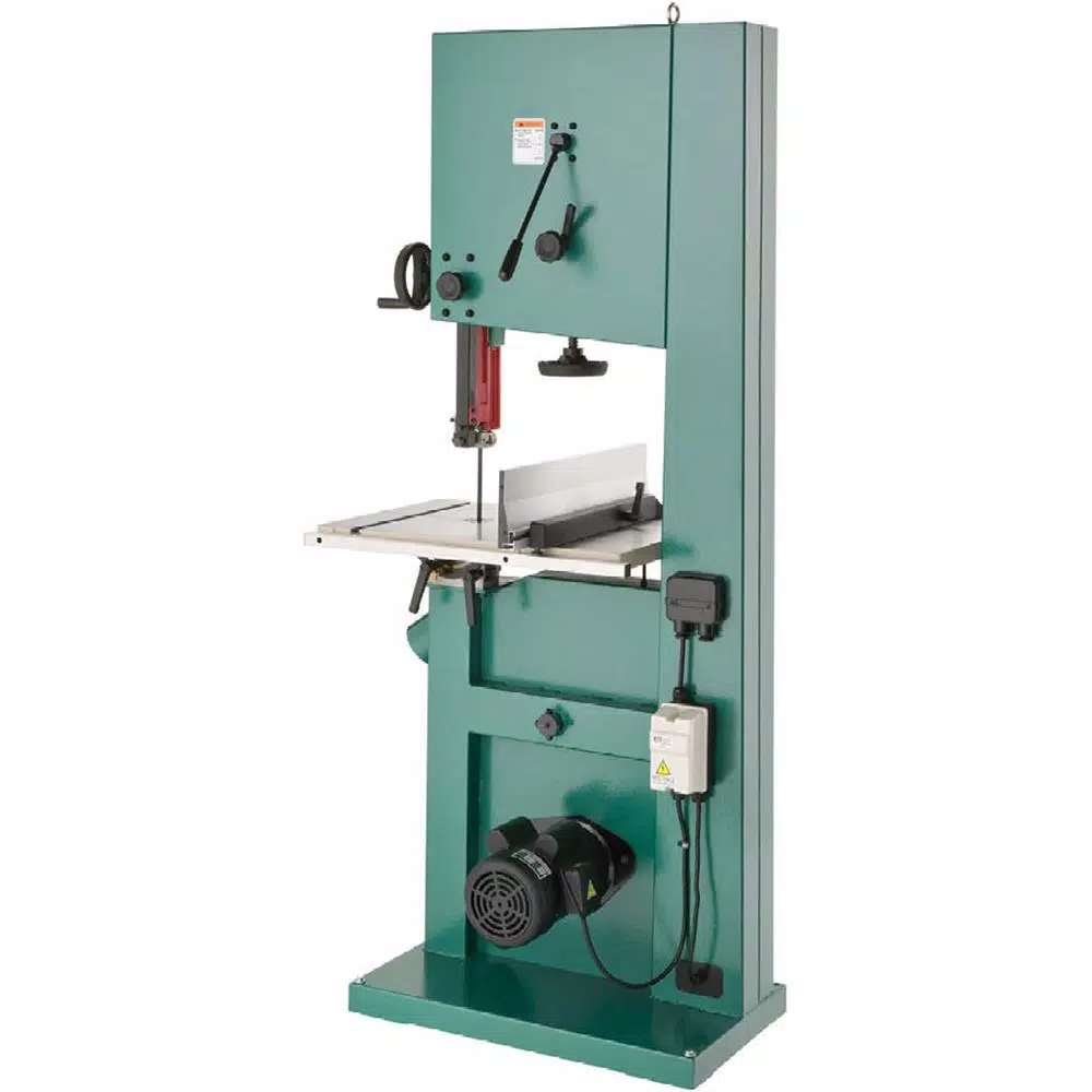 Grizzly Industrial Grizzly Extreme Series 19" 3 HP Vertical Band Saw with Cast-Iron Wheels