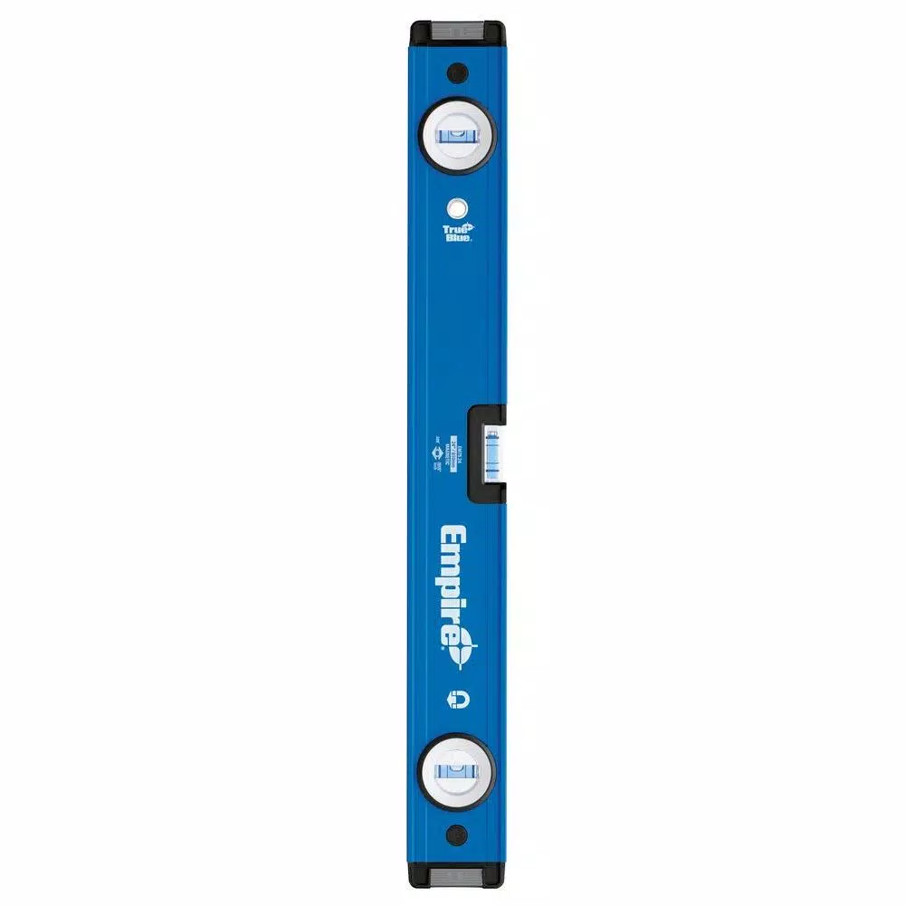 Empire 2-Piece Magnetic Box Level Set, 24 in. and 12 in. Aluminum Levels