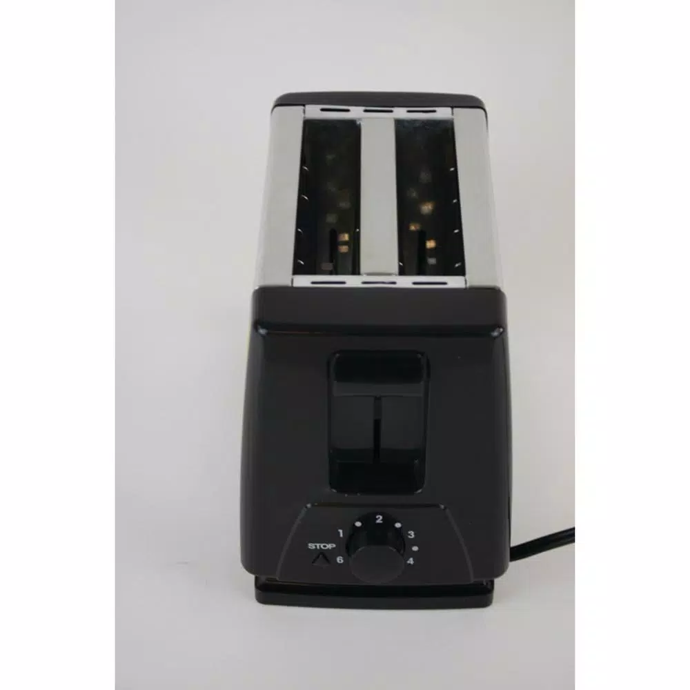 Brentwood Appliances 2-Slice Black Extra-Wide Slot Toaster