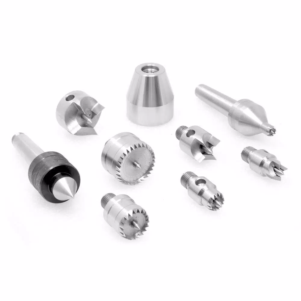 WEN 9-Piece MT2 Wood Lathe Drive and Live Center Kit with Aluminum Carrying Case