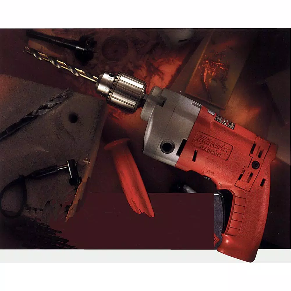 Milwaukee 0234-6 Magnum 1/2 in. Corded Drill Driver, 5.5 Amp, Variable Speed