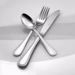 Oneida Pearl Silverplate Iced Tea Spoons, Set of 12 - Ornate Stainless Steel Flatware thumbnail 2