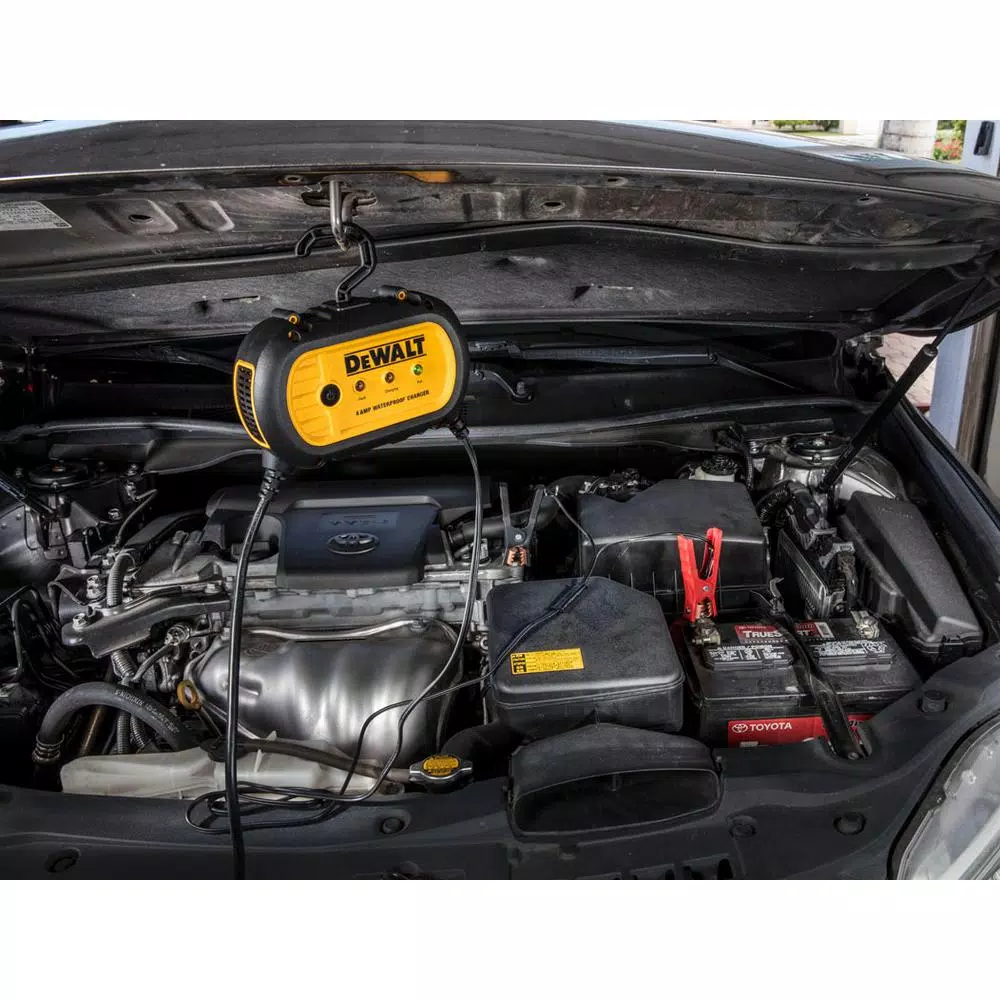 DEWALT DXAEWPC4 4 Amp Professional Waterproof 12V Battery Charger and Maintainer