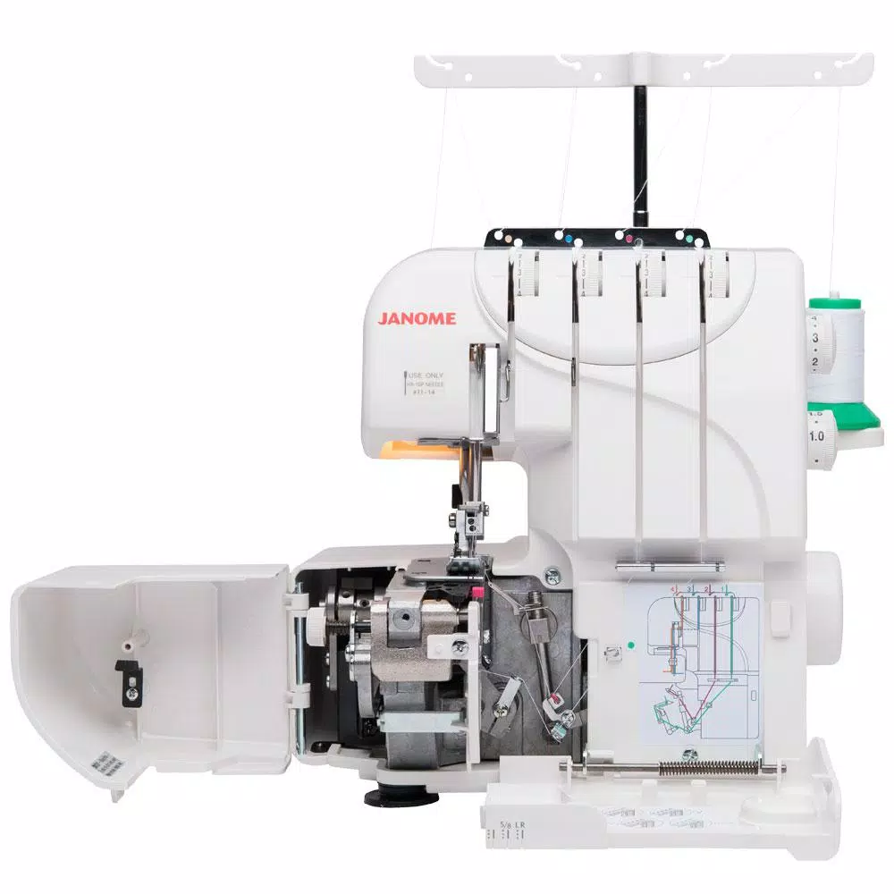 Janome MOD-8933D Serger Machine with 3/4 Thread Capability and Differential Feed