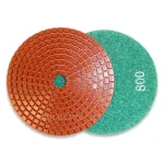 Toolocity JHX 4 in. Metal Bond Diamond Polishing Pad Set with Semi-Rigid Back Holder for Granite and Concrete thumbnail 8