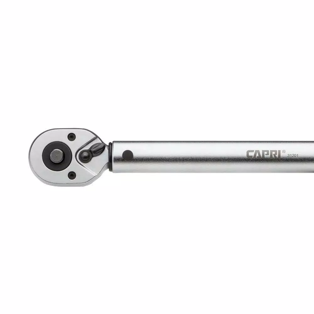 Capri Tools 3/8 in. Drive Industrial Torque Wrench, 15-75 ft. lbs. Range, All-Steel Construction