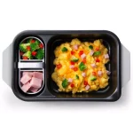 Presto Electric Bento Box Steamer & Ramen Noodle Cooker, 1.75 Cup, White thumbnail 4