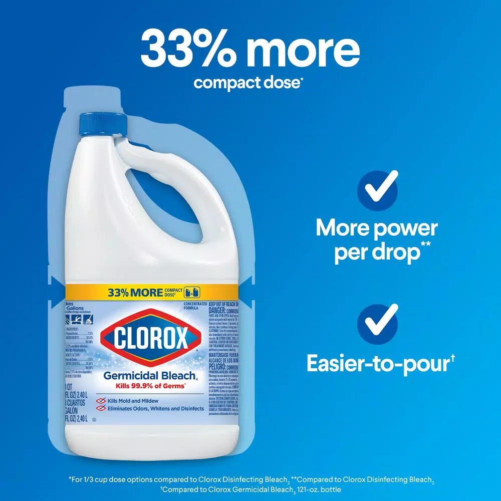 Clorox Germicidal Liquid Bleach Cleaner, 81 oz
