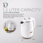 Aroma Professional 7-Cup Electric Water Kettle, 1.7L, White thumbnail 4
