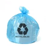 Plasticplace Blue Recycling Bags with Symbol, 12-16 Gal., 1.2 Mil, 250 Count Case thumbnail 1