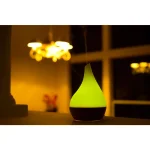 X Brand Canary Glass and Bamboo Ultrasonic Aroma Diffuser with LED Lights thumbnail 9