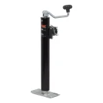 CURT Pipe-Mount Swivel Trailer Jack with Top Handle, 5,000 lbs. Capacity, 15 in. Travel thumbnail 1