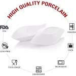 MALACASA 4.75-Inch White Porcelain Ramekins Set of 12 - Versatile Ceramic Souffle and Dipping Dishes thumbnail 3
