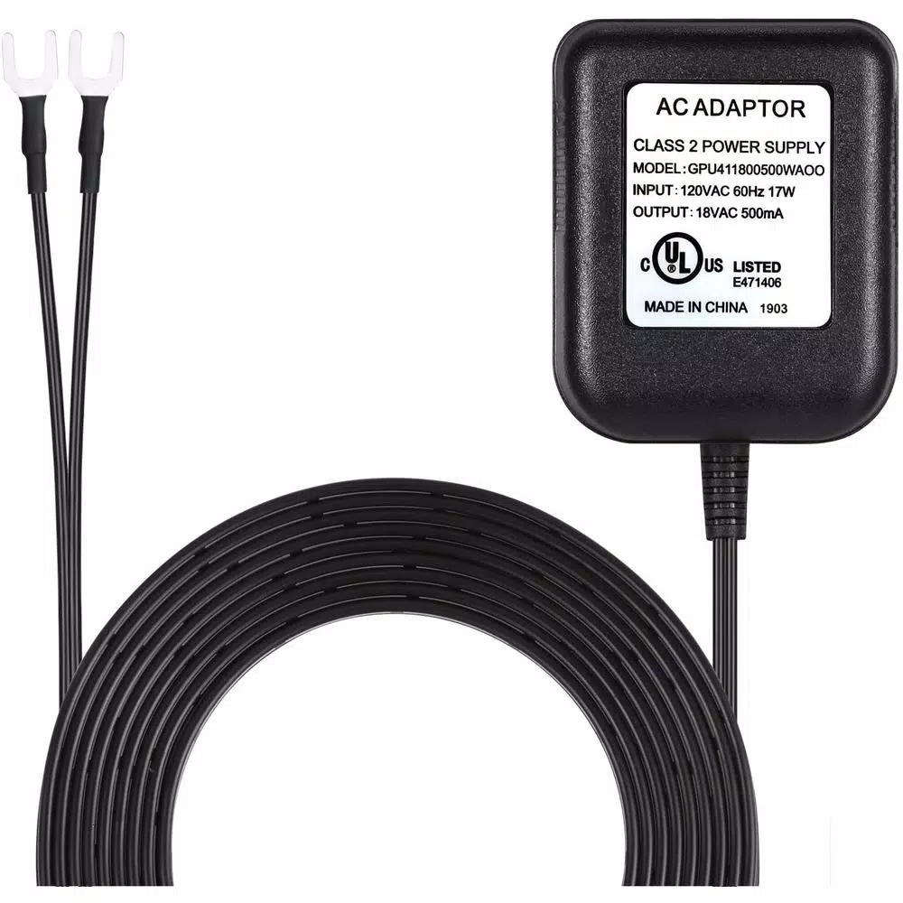 Wasserstein 8.2 ft. Power Supply Adapter for Google Nest Hello, Eufy, and Arlo Video Doorbells